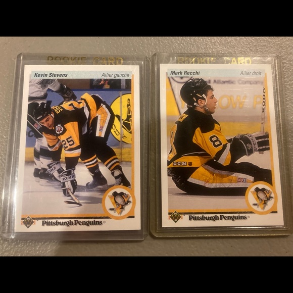 LOT NHL Rookies 1990 UPPER DECK NHL ROENICK FEDOROV LINDROS NOLAN RECCI STEVENS - Picture 6 of 11